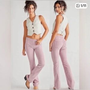 Free People/ We The Free CRVY High Rise Karma Cord Flare Pants Size XXL
